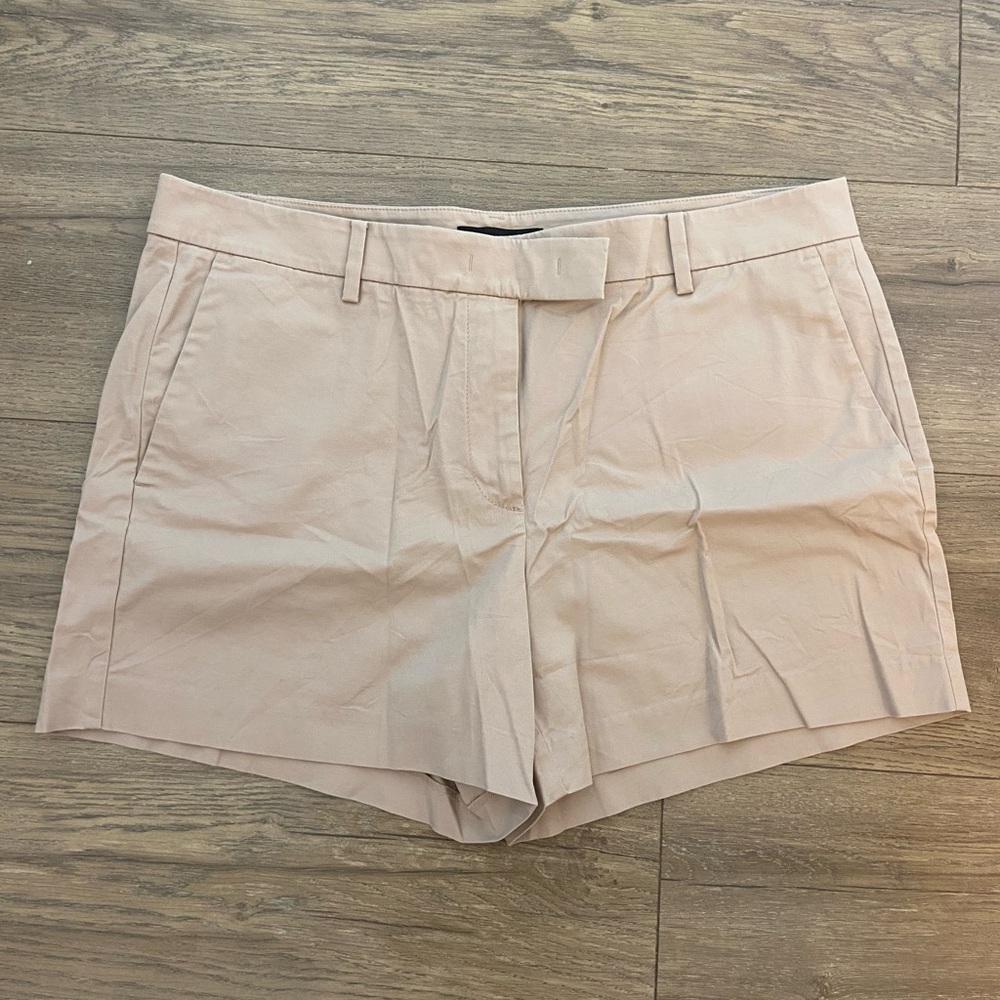 Ann Taylor Tan Bermuda Shorts Classic Cotton Blend
